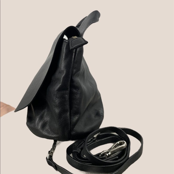 Wera of Stockholm black leather bag remov strap - Picture 2 of 5